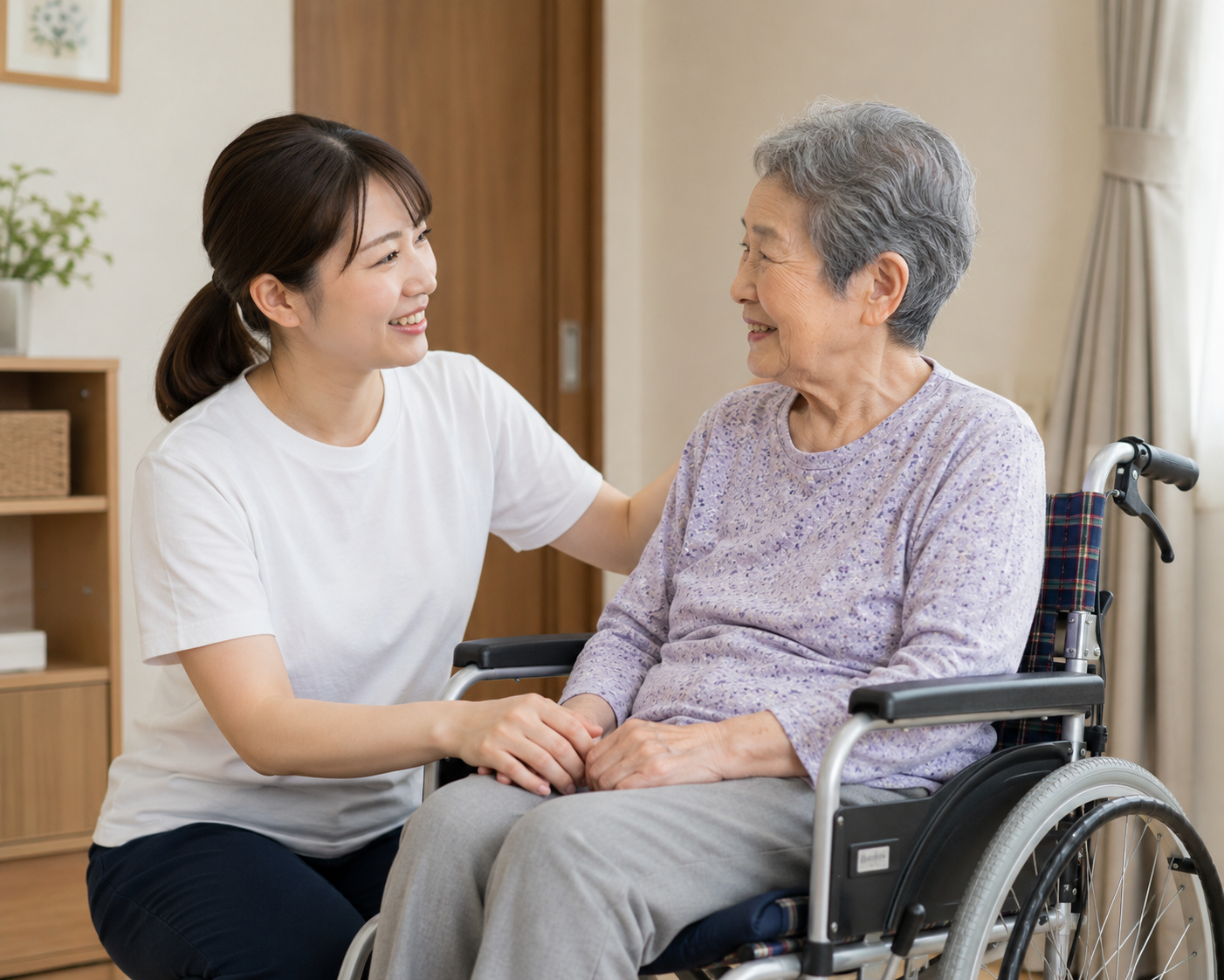 訪問介護スタッフとご利用者